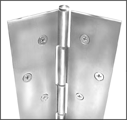 ABH A5500 Stainless Steel Continuous Hinge - 12 Gauge - Full Mortise/Concealed main image