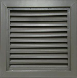 Air Louvers 800A1 12 inch x 12 inch Metal Louver Kit main image