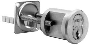 Best Access Systems 1E72 Rim Cylinder Housing, US26D-Satin Chrome main image