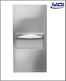 Bradley 2291 Series Towel Dispenser/Waste Receptacle main image