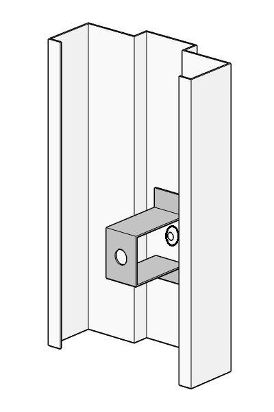 Existing Masonry Wall Anchor Reinforcement Part - EMA, A40 Galv Steel main image