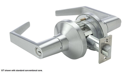 PDQ XGT Series Classroom Intruder Lever Lock, US26D-Satin Chrome Finish main image