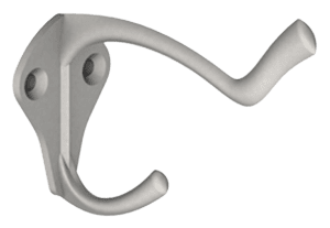 Hager 6610 Coat Hook x Satin Nickel main image