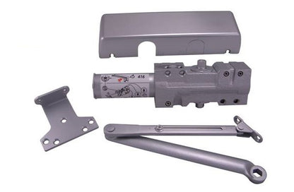 Design Hardware 416-AL Heavy Duty Door Closer, Cast Iron, ADA Compliant, Alum Finish main image