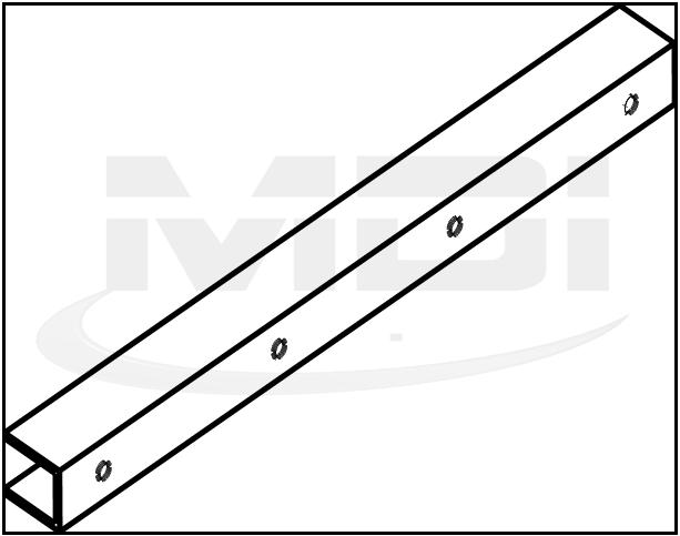 HM Glazing Bead Stop Molding 5/8-inch x 5/8-inch with Tek Screws main image