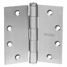 McKinney Hinges MP79 - 4.5-inch x 4.5-inch, Plain Bearing Hinges, US26D-Satin Chrome (Box of 3) main image