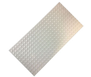 AS608C Adhesive Door Silencer x Clear, Sheet of 300 Silencers main image