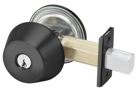 Yale D212 Cylinder x Thumbturn Deadbolt x BSP-Black main image