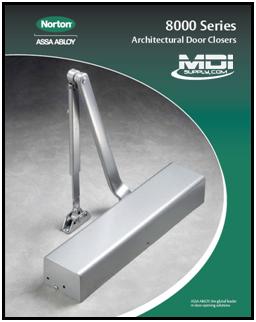 Norton 8501 Door Closer with Full Cover - Multi-Sized, 689/Alum FInish main image