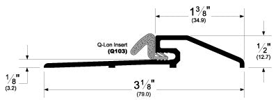 Pemko 2002 Weather Stripped Threshold x 3 1/8-inch Wide main image