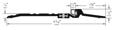 Pemko 273x224AFGT Thermal Barrier Latching Panic Threshold, x 5 5/16-inch Wide main image