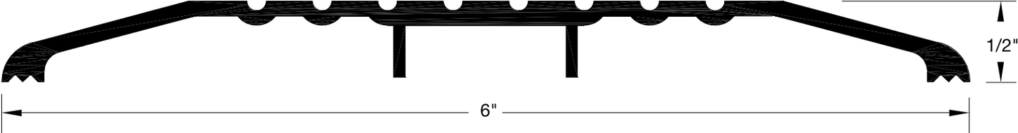 Reese S426A 36 inch x 6 inch x 1/2 inch Threshold Saddle, ADA Compliant, Mill Aluminum main image