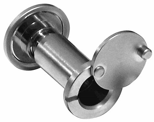 Rockwood 627.CRM UL Listed Door Viewer w/ Privacy Cover, 190-Degree, Brite Chrome Finish, For Doors 1-3/8" to 2-1/4" main image