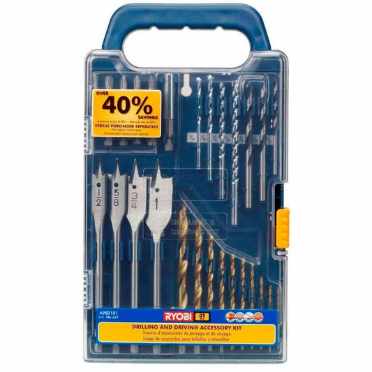 Ryobi 31-Piece Drilling and Driving Accessory Kit main image