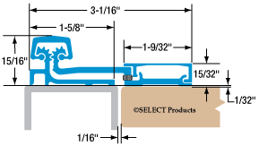 Select Hinges SL21 Geared Full Surface Continuous Hinge main image