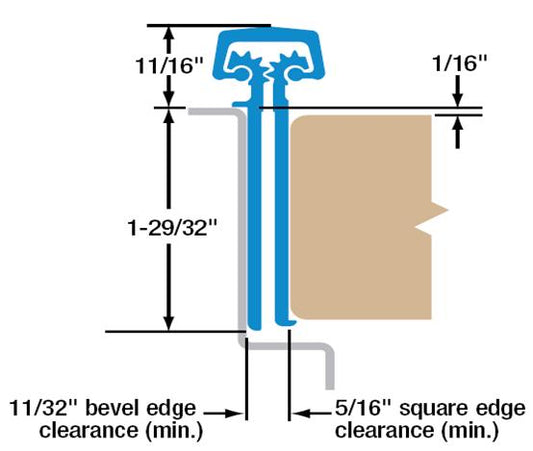 Select Hinges SL24 Concealed Geared Continuous Hinge main image