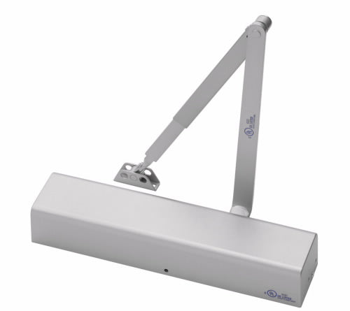 Yale 2701 Door Closer, Adjustable Size 1-6, 689-Aluminum Finish, ADA Compliant main image