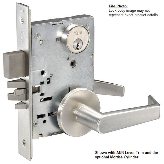 Yale 8818-2FL Classroom Intruder Mortise Lock, Lever Trim, US26D-Satin Chrome, For 1 3/4-inch Thick Doors main image