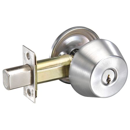 Yale D212 Cylinder x Thumbturn Deadbolt x US26D main image