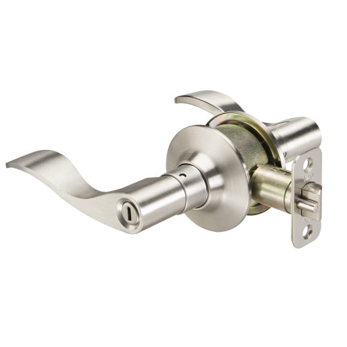 Yale YE23 Privacy Function, Keowee Lever, Left Hand, US15-Satin Nickel main image